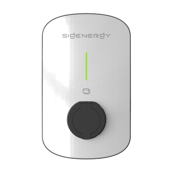 Sigenergy 22kW EV AC Charger, (Type 2) Socket with Shutter White (Sigen EVAC 22 4G T2SH WH)